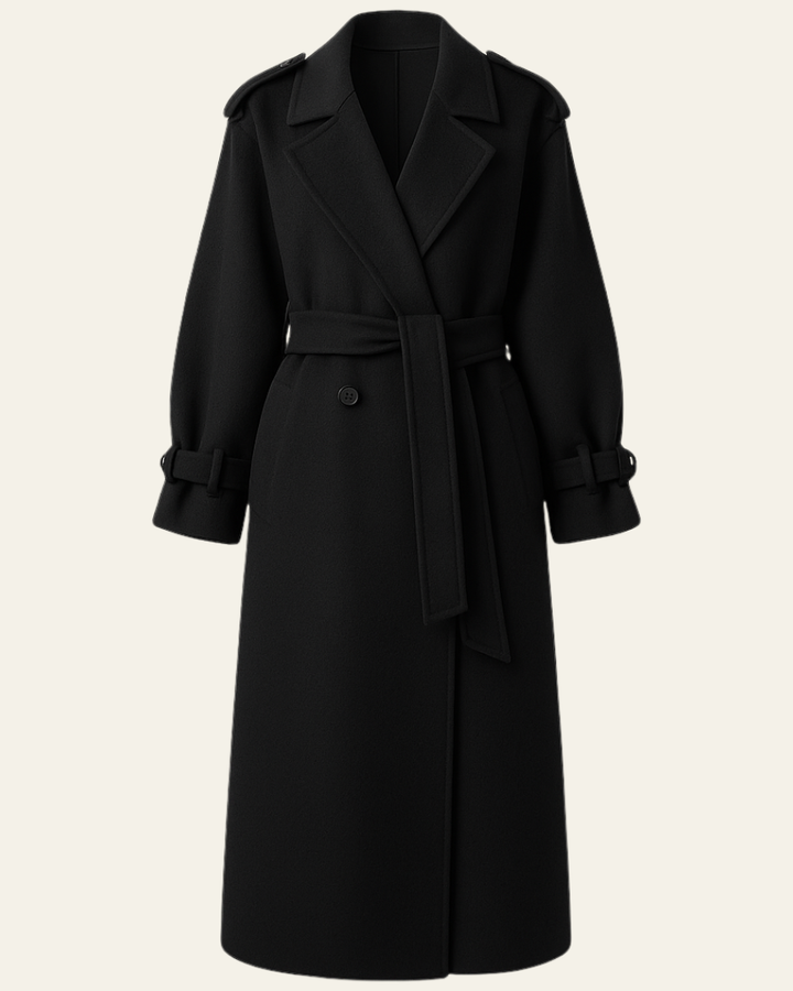 Abrigo de Lana Oversize Elegante