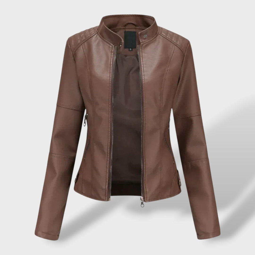 Isabel™ | Chaqueta cuero mujer