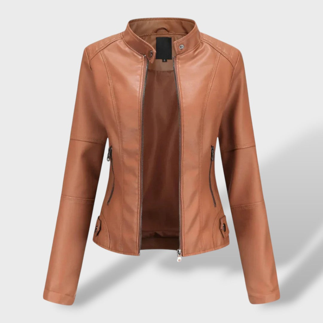 Isabel™ | Chaqueta cuero mujer