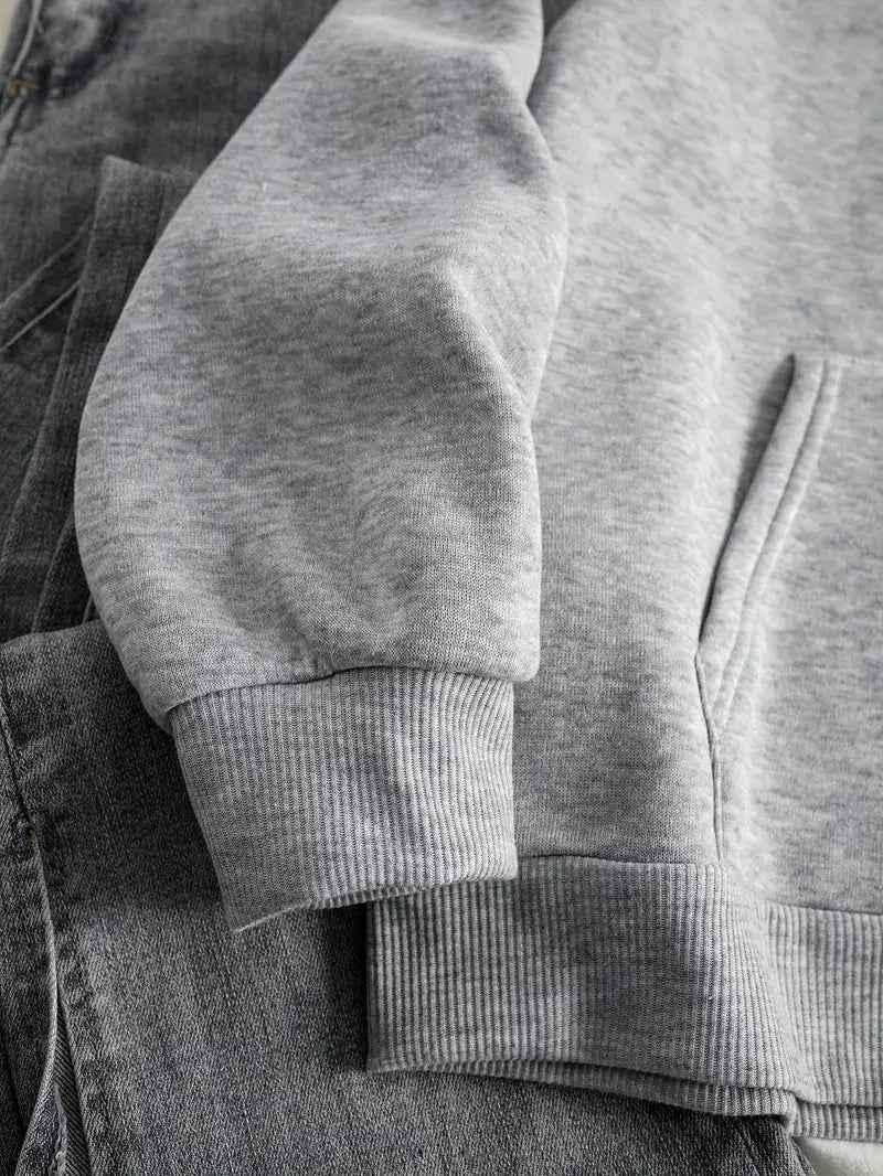 Sudadera amplia con estrella animal