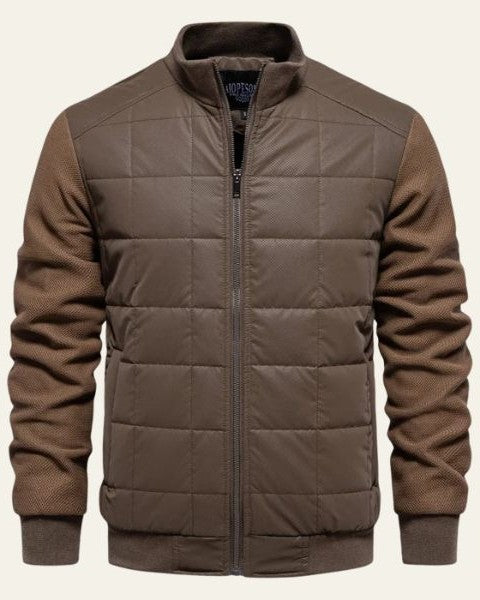 Chaqueta acolchada con cremallera hombre