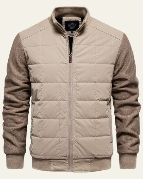 Chaqueta acolchada con cremallera hombre