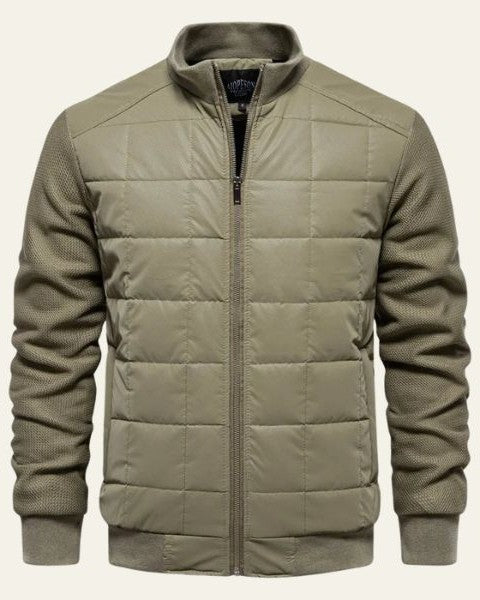 Chaqueta acolchada con cremallera hombre