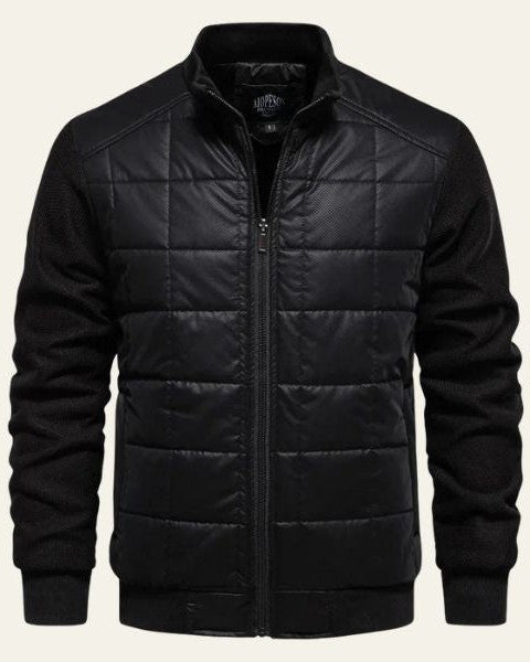 Chaqueta acolchada con cremallera hombre