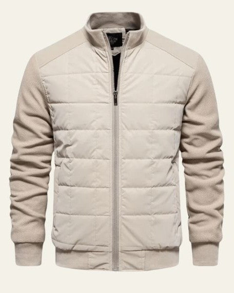 Chaqueta acolchada con cremallera hombre