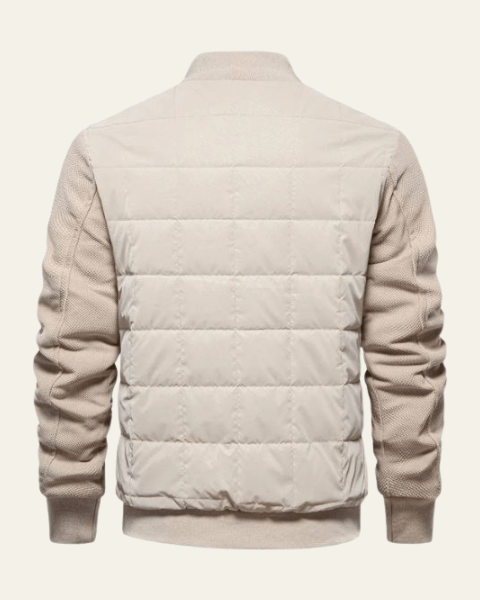 Chaqueta acolchada con cremallera hombre