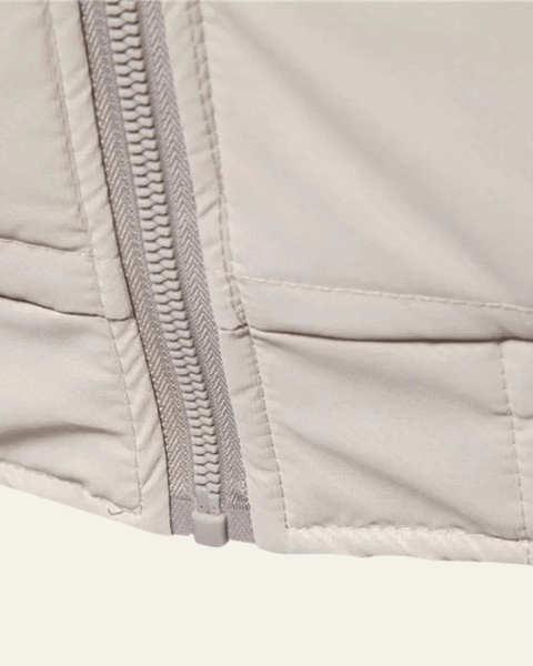 Chaqueta acolchada con cremallera hombre