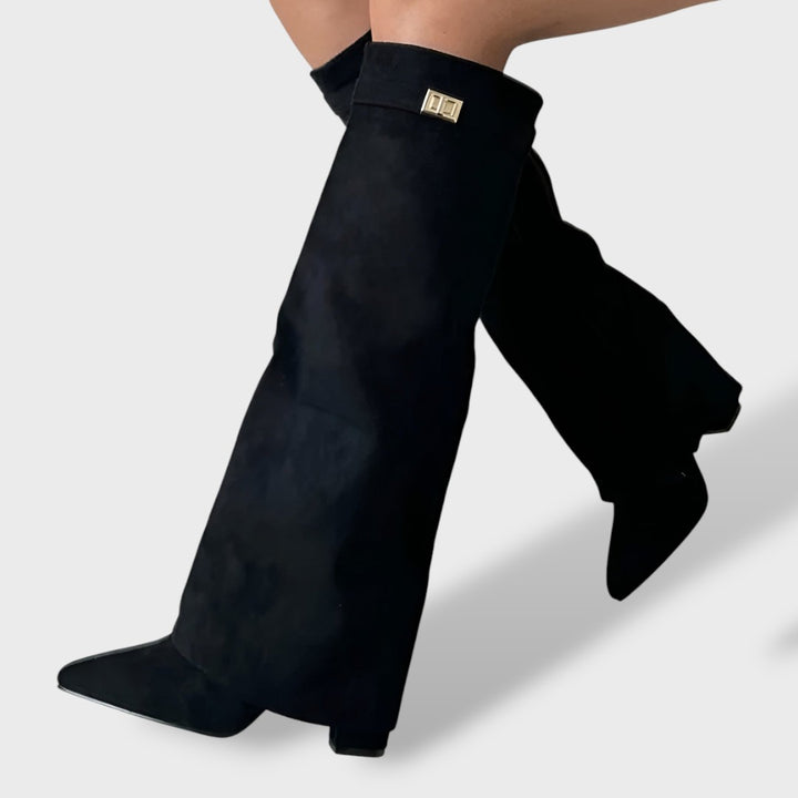Cristela™ | Botas cowboy mujer altura rodilla