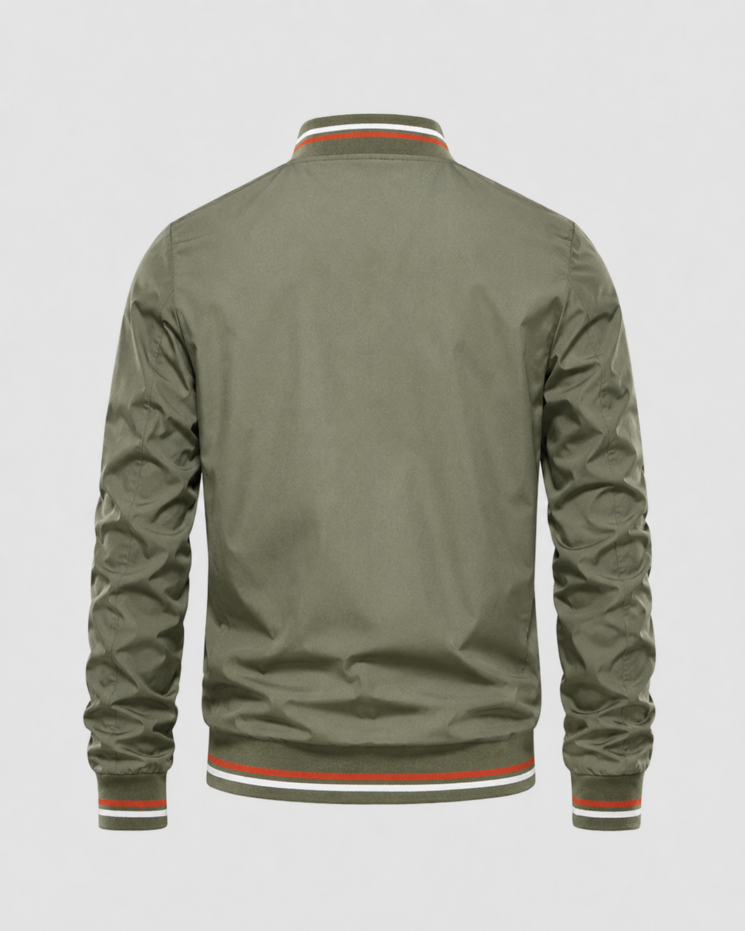 Chaqueta Bomber Clásica con Ribetes