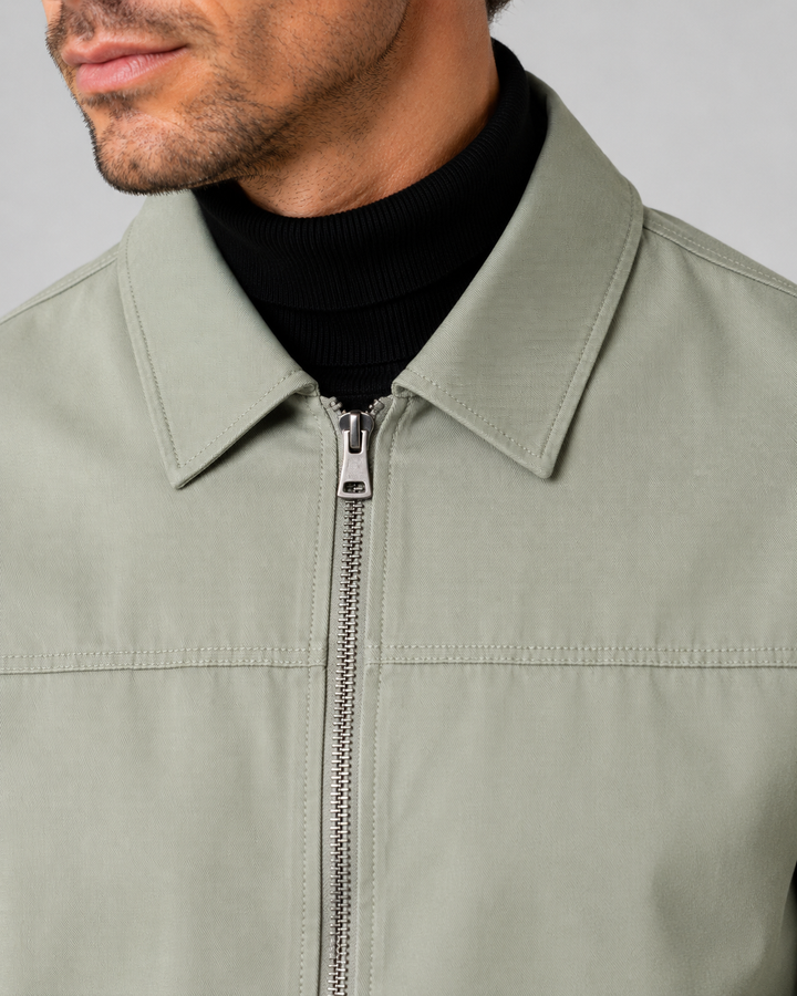Chaqueta Harrington de corte clásico