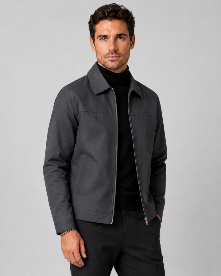 Chaqueta Harrington de corte clásico