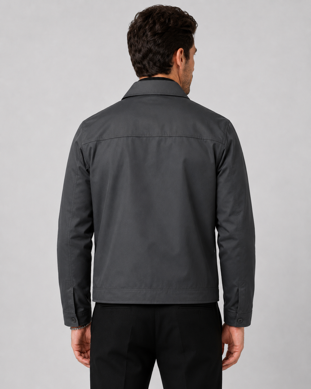 Chaqueta Harrington de corte clásico