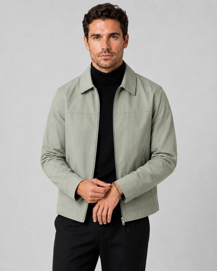 Chaqueta Harrington de corte clásico