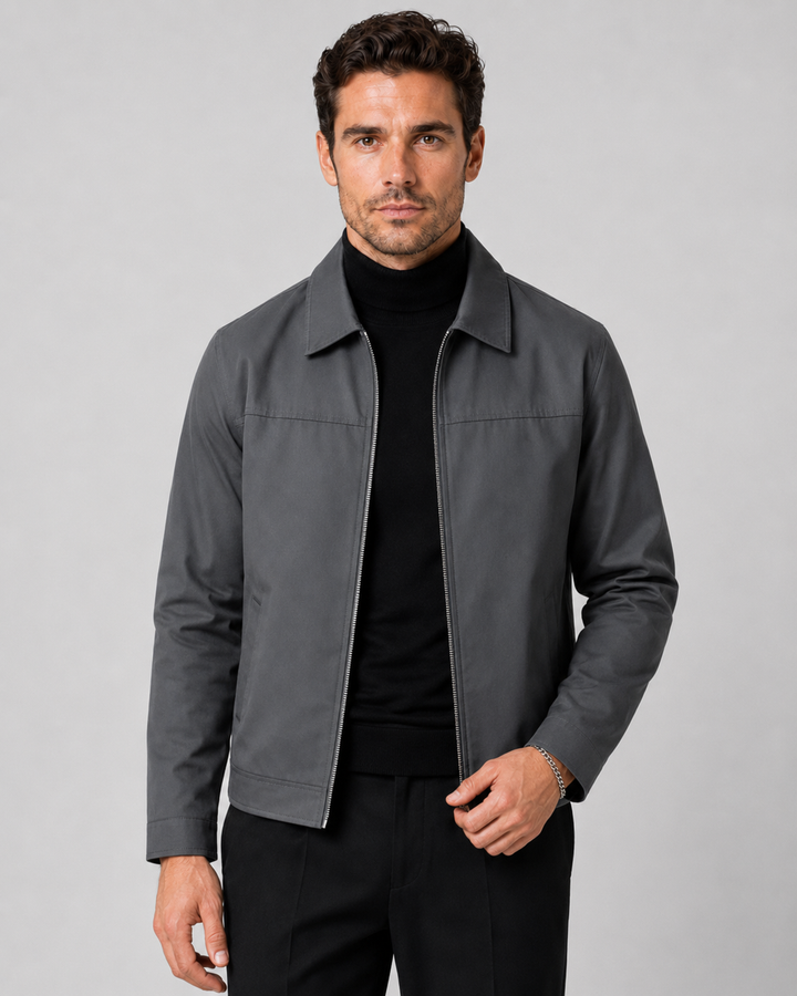 Chaqueta Harrington de corte clásico