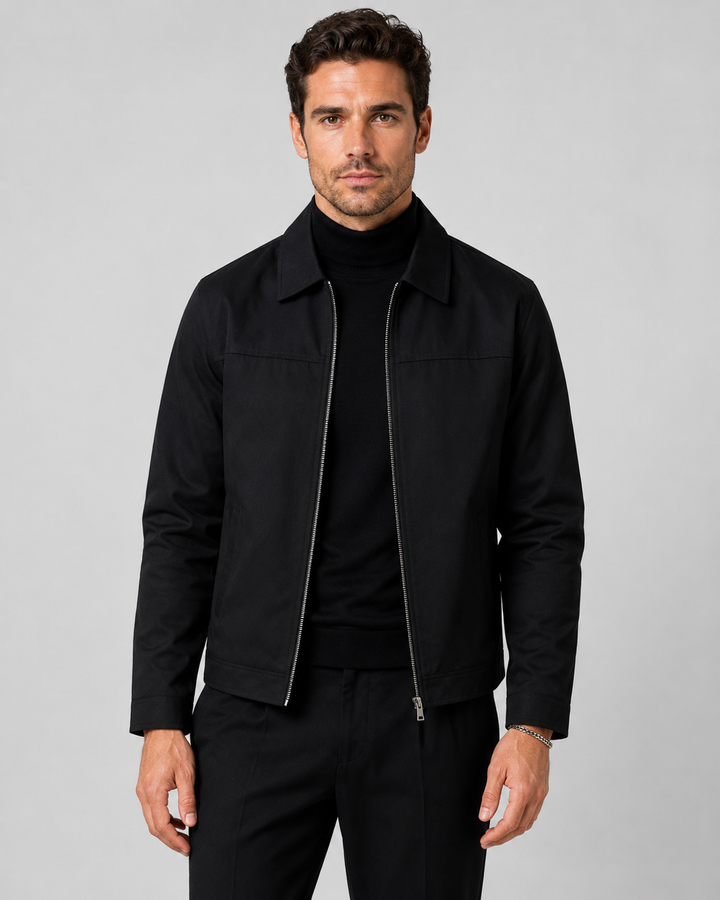 Chaqueta Harrington de corte clásico