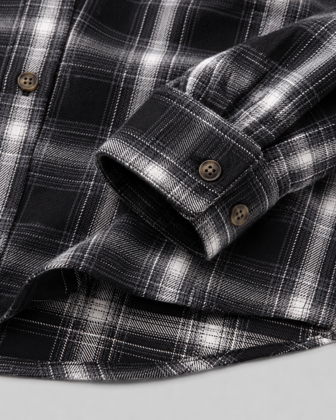Camisa Chaqueta de Cuadros con Capucha