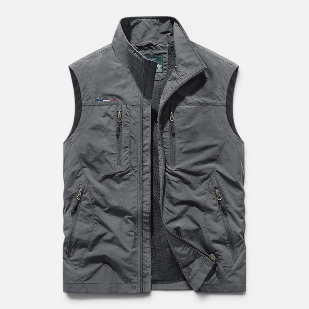 Chaleco ligero multibolsillos outdoor