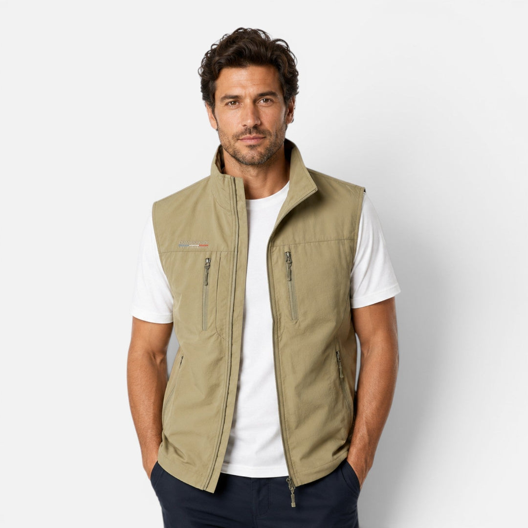 Chaleco ligero multibolsillos outdoor