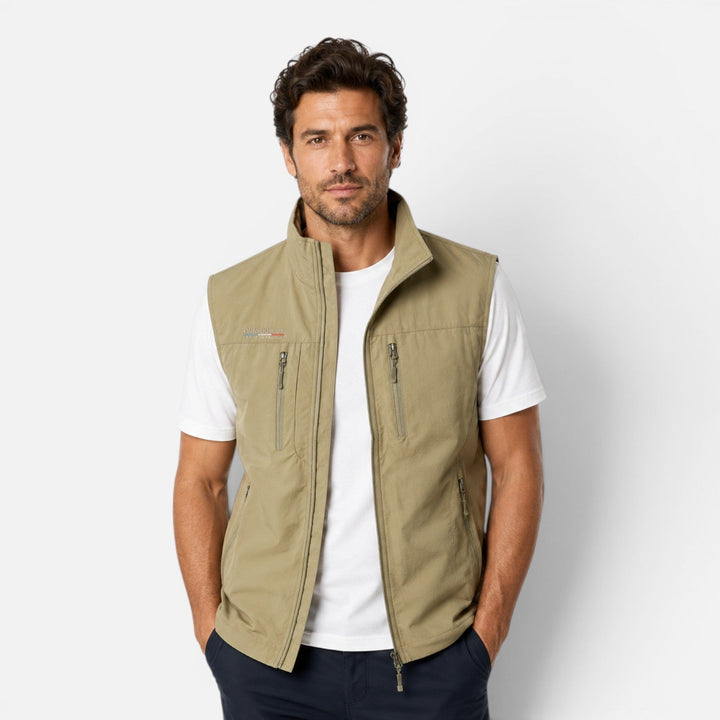 Chaleco ligero multibolsillos outdoor