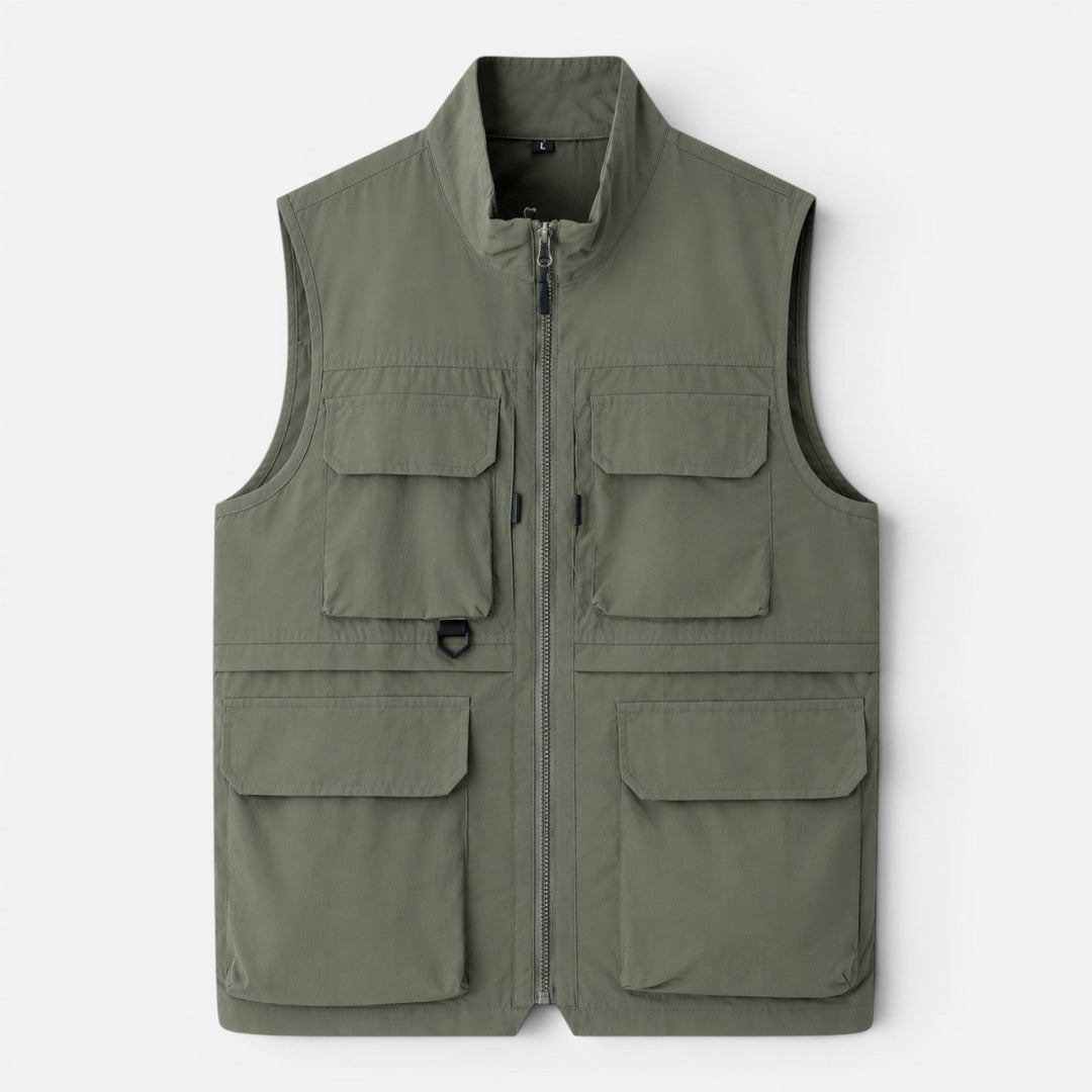 Chaleco ligero multibolsillos para hombre
