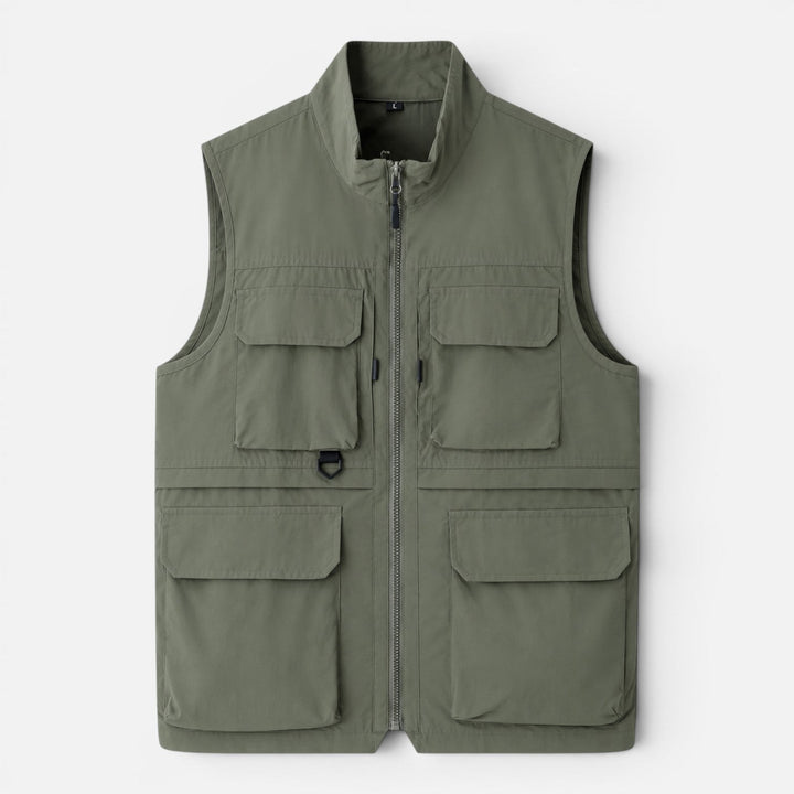 Chaleco ligero multibolsillos para hombre