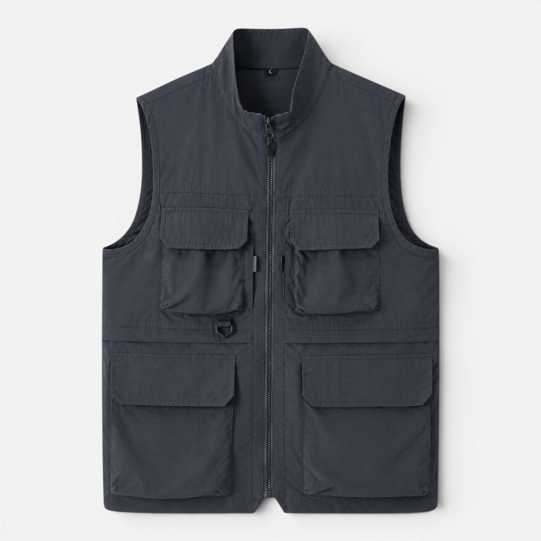Chaleco ligero multibolsillos para hombre
