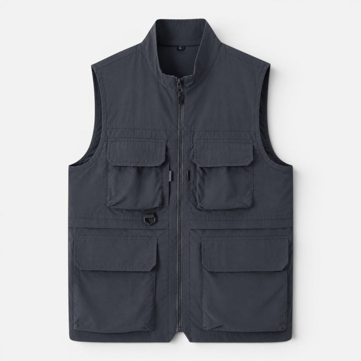 Chaleco ligero multibolsillos para hombre