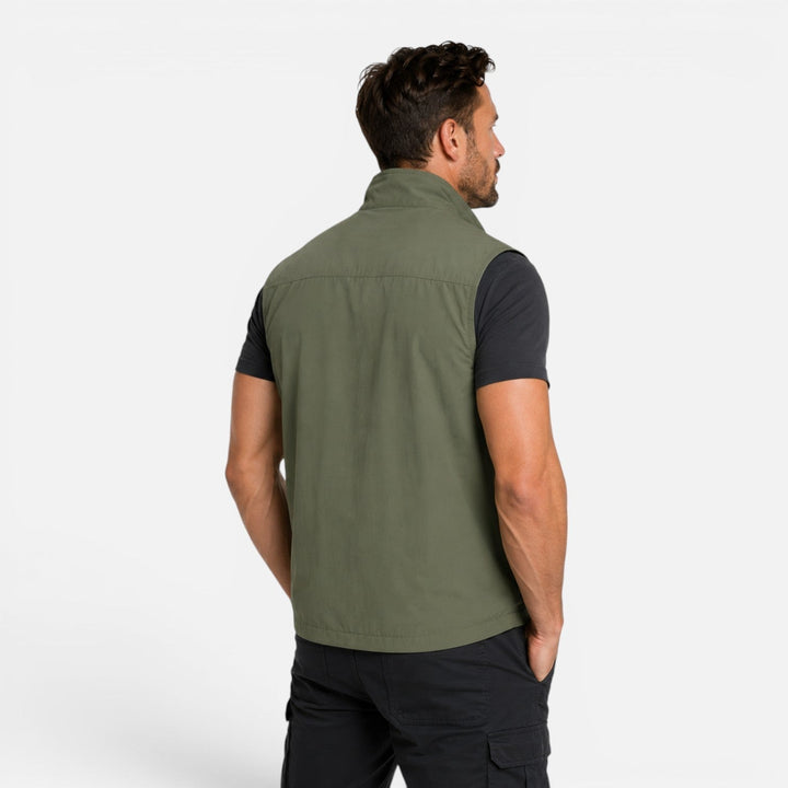 Chaleco ligero multibolsillos para hombre
