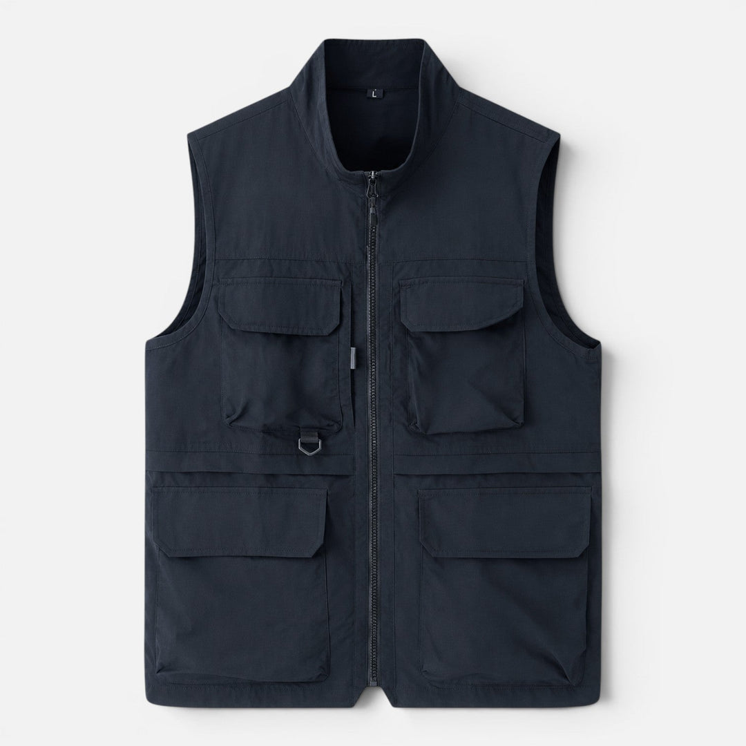 Chaleco ligero multibolsillos para hombre