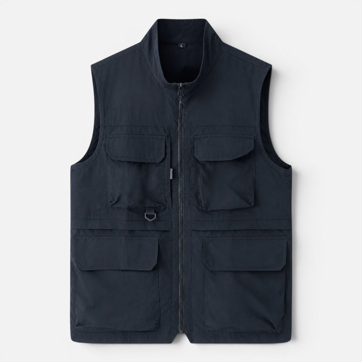 Chaleco ligero multibolsillos para hombre