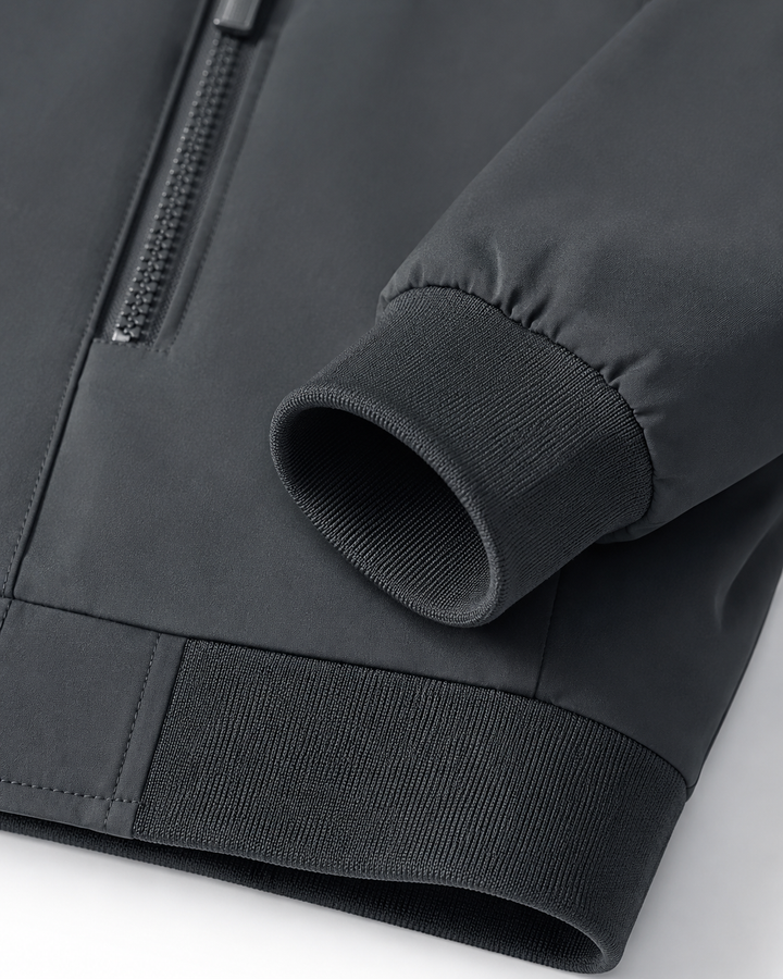 Chaqueta masculina acolchada de cuello alto