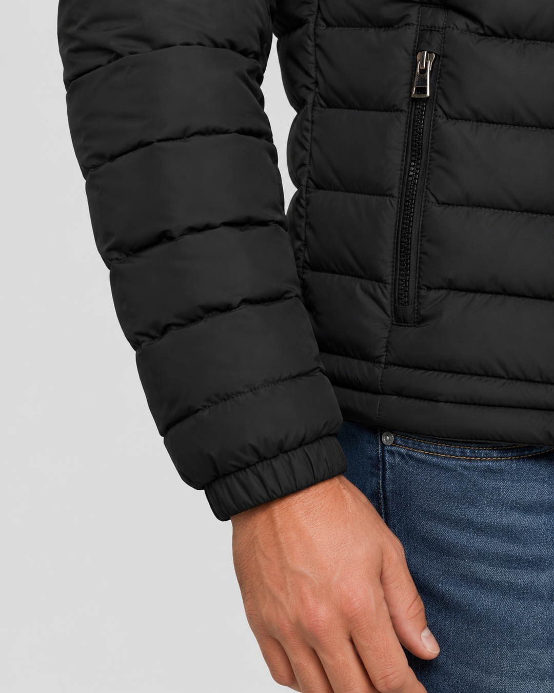 Chaqueta masculina acolchada de invierno