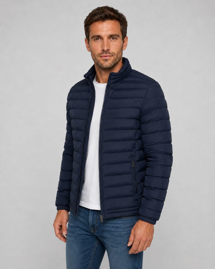 Chaqueta masculina acolchada de invierno