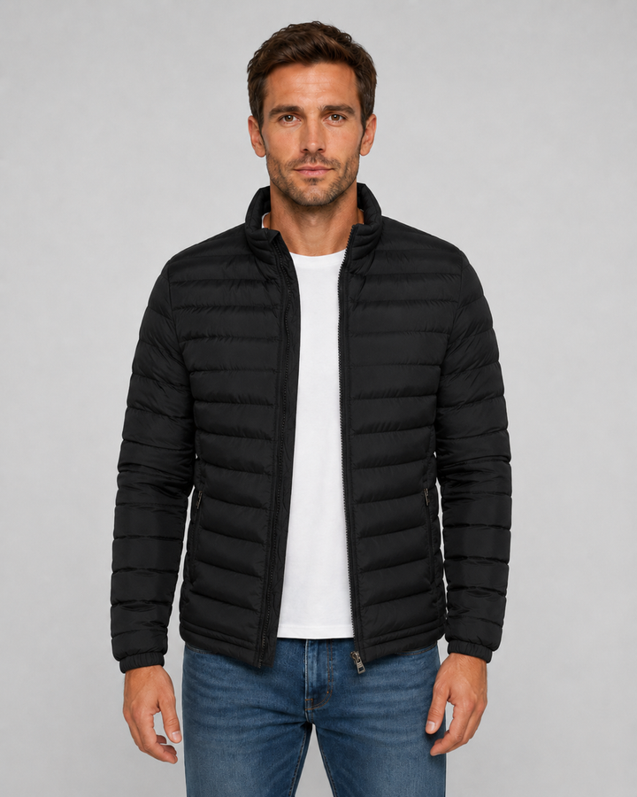 Chaqueta masculina acolchada de invierno