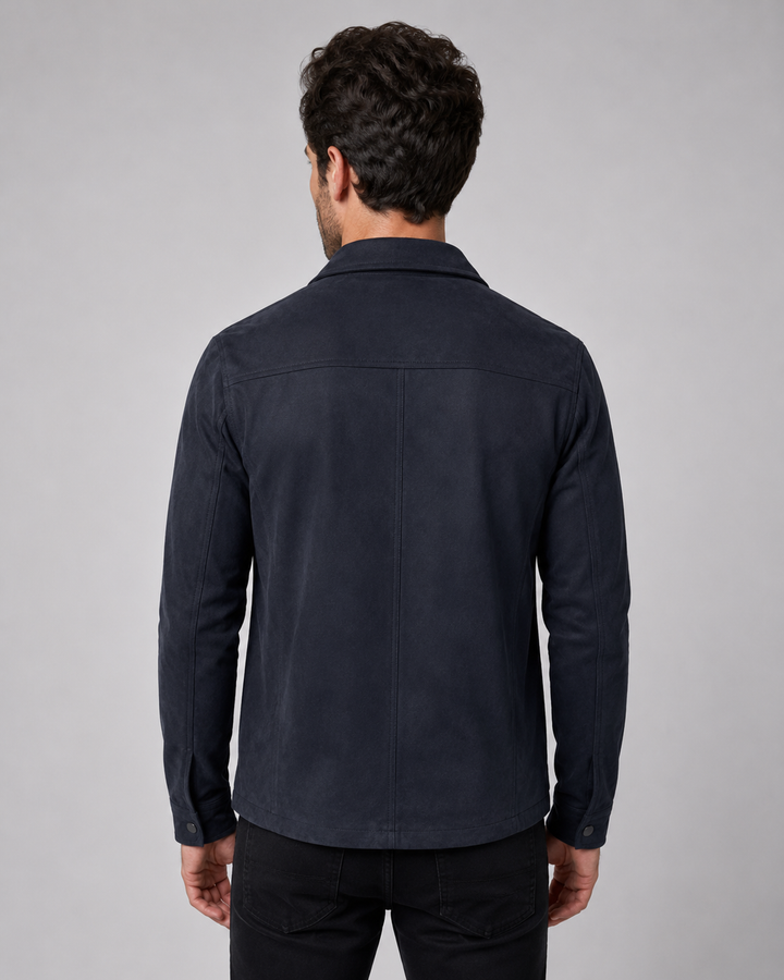 Sobrecamisa Efecto Ante Utility Masculina