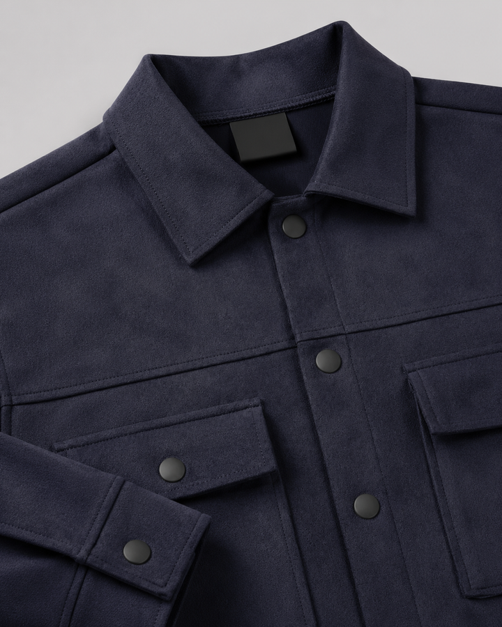 Sobrecamisa Efecto Ante Utility Masculina