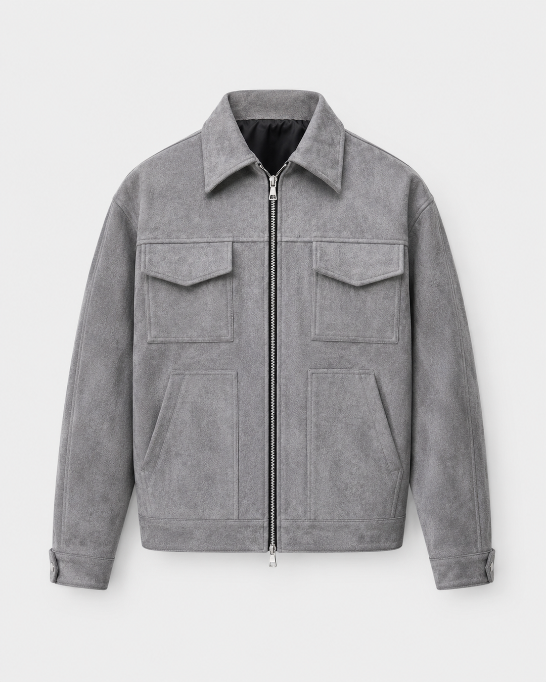 Chaqueta de ante utility masculina