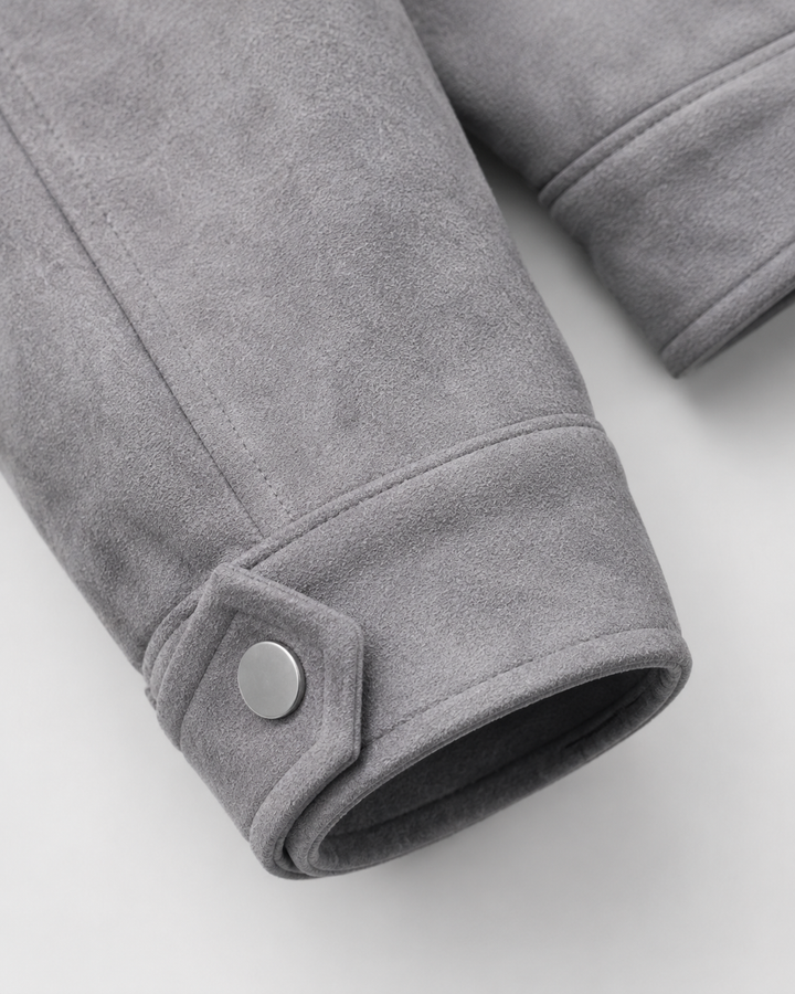 Chaqueta de ante utility masculina