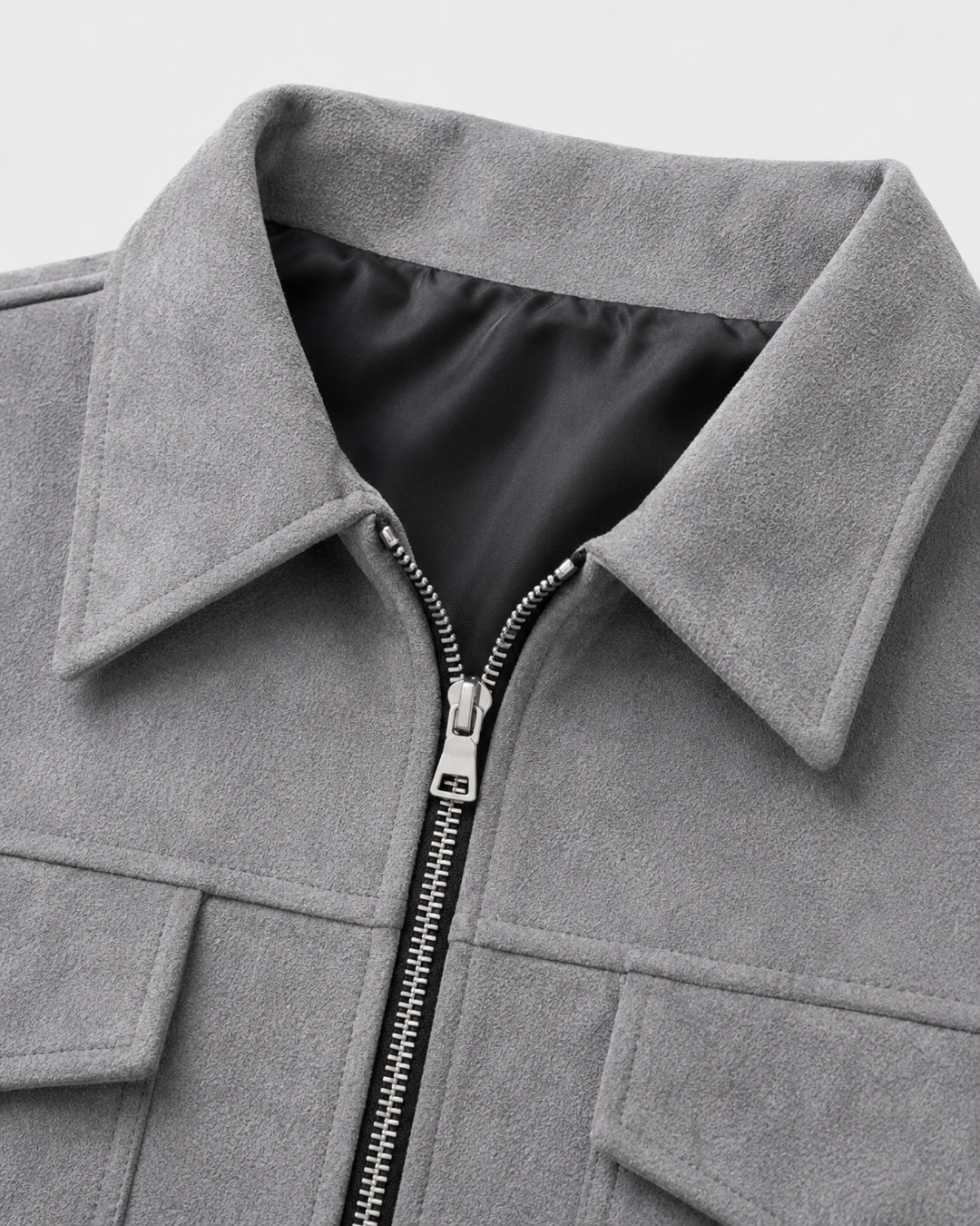 Chaqueta de ante utility masculina