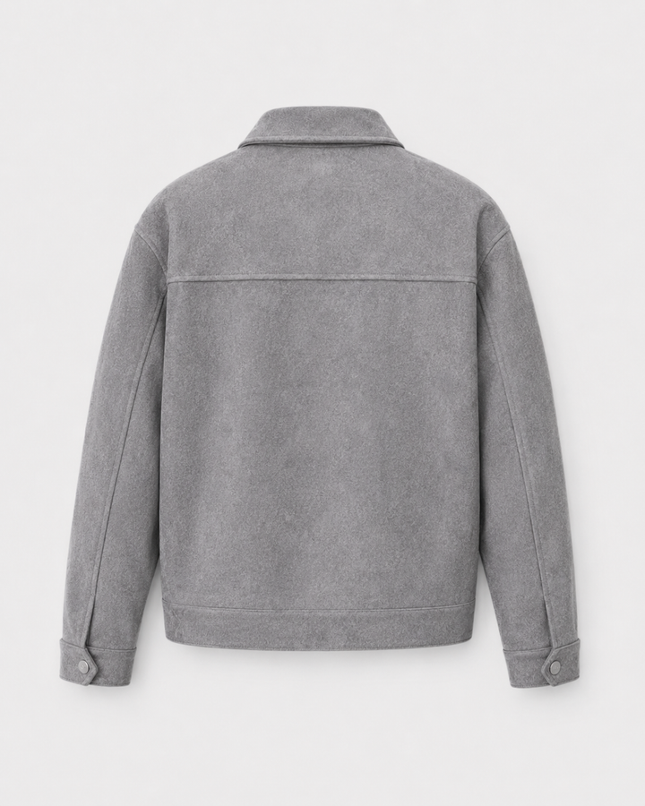 Chaqueta de ante utility masculina