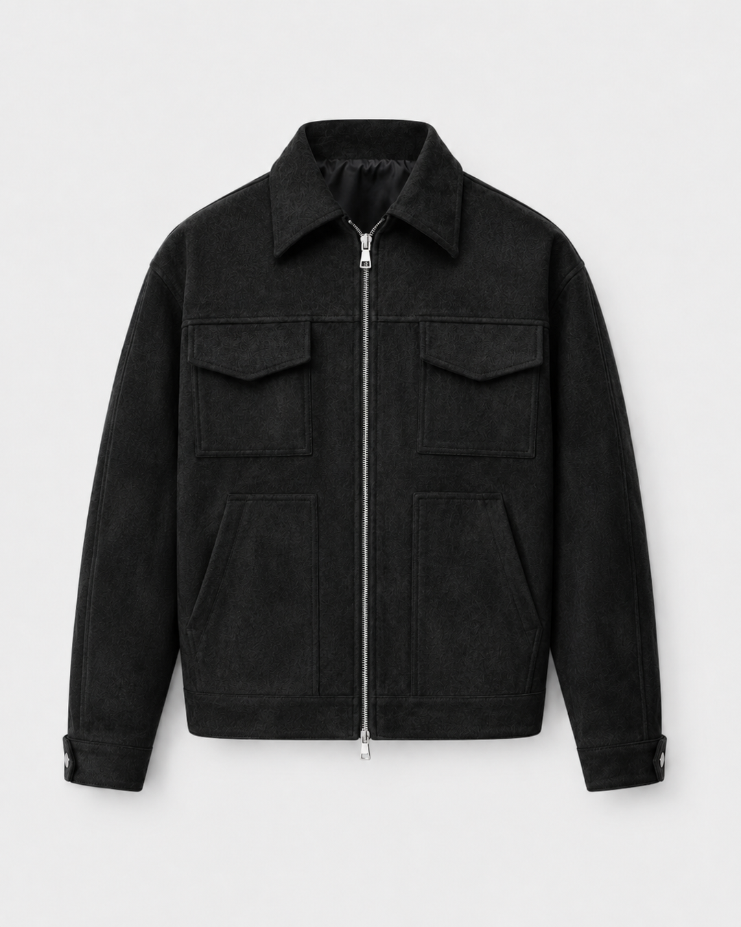 Chaqueta de ante utility masculina