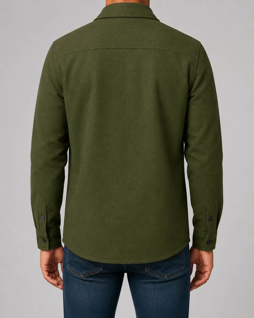 Sobrecamisa Texturizada de Bolsillos Hombre