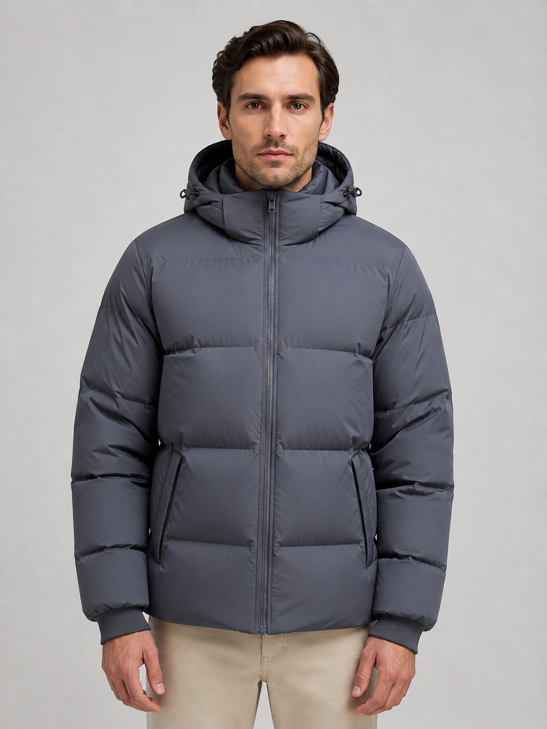 Chaqueta Acolchada con Capucha Invernal