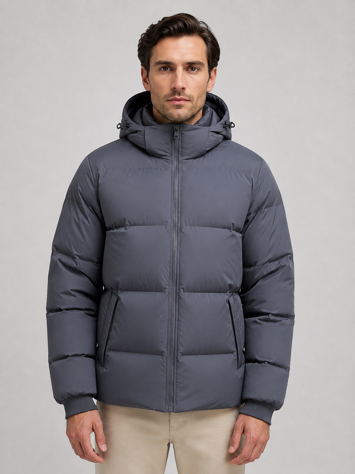 Chaqueta Acolchada con Capucha Invernal