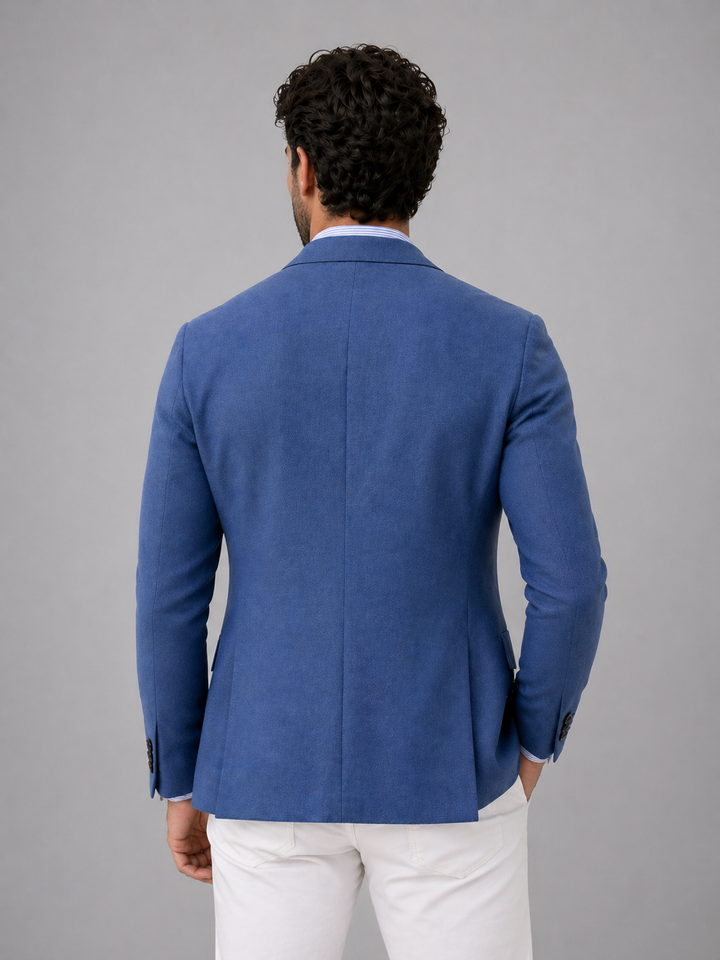 Blazer de punto masculino elegante