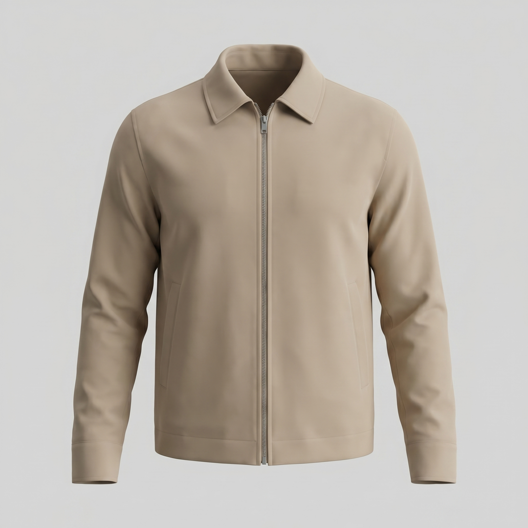 Chaqueta Ligera con Cremallera Hombre