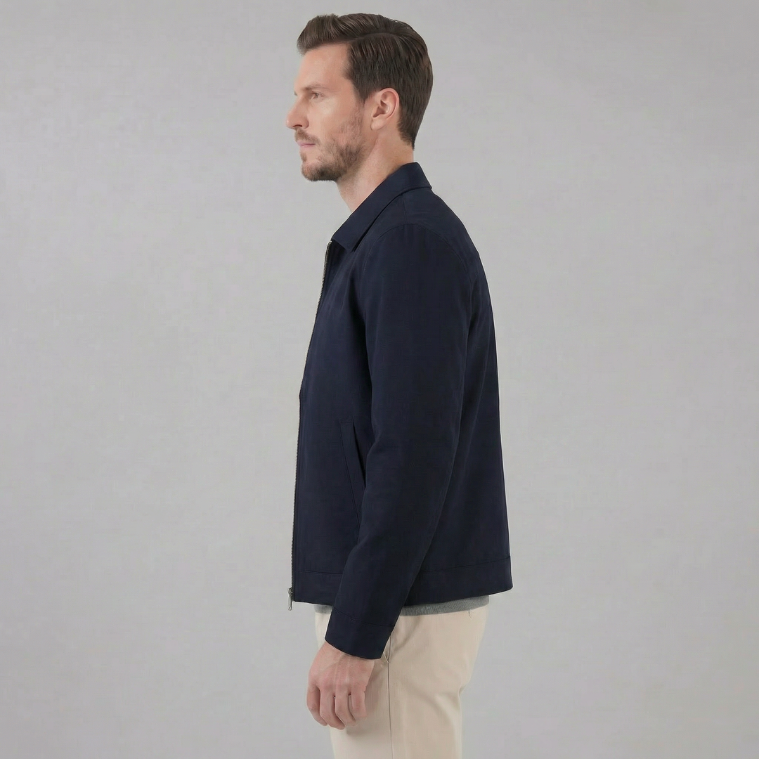 Chaqueta Ligera con Cremallera Hombre