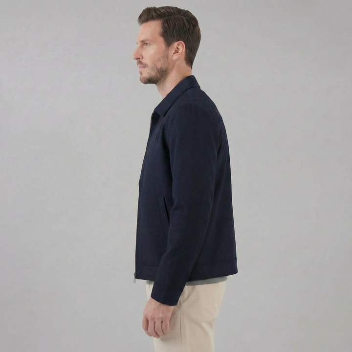 Chaqueta Ligera con Cremallera Hombre