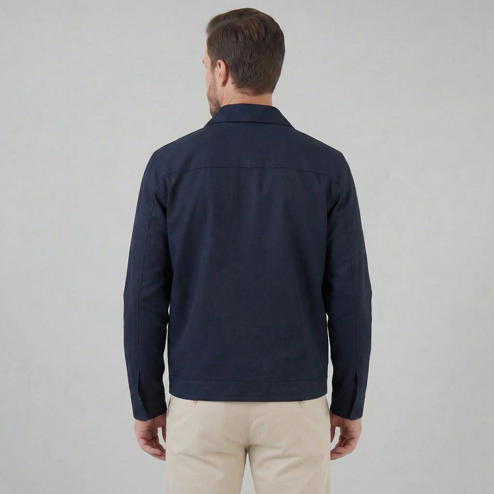 Chaqueta Ligera con Cremallera Hombre