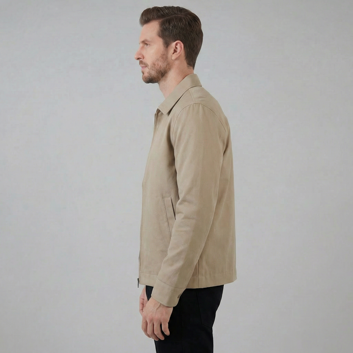 Chaqueta Ligera con Cremallera Hombre